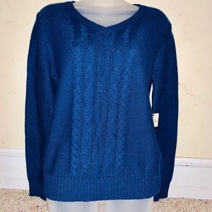 New St Johns Bay Women’s Cotton Sweater Size M